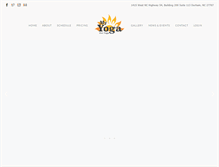 Tablet Screenshot of myyoganc.com